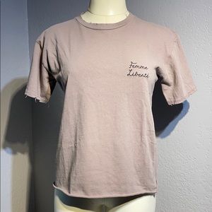 TopShop crop top tee